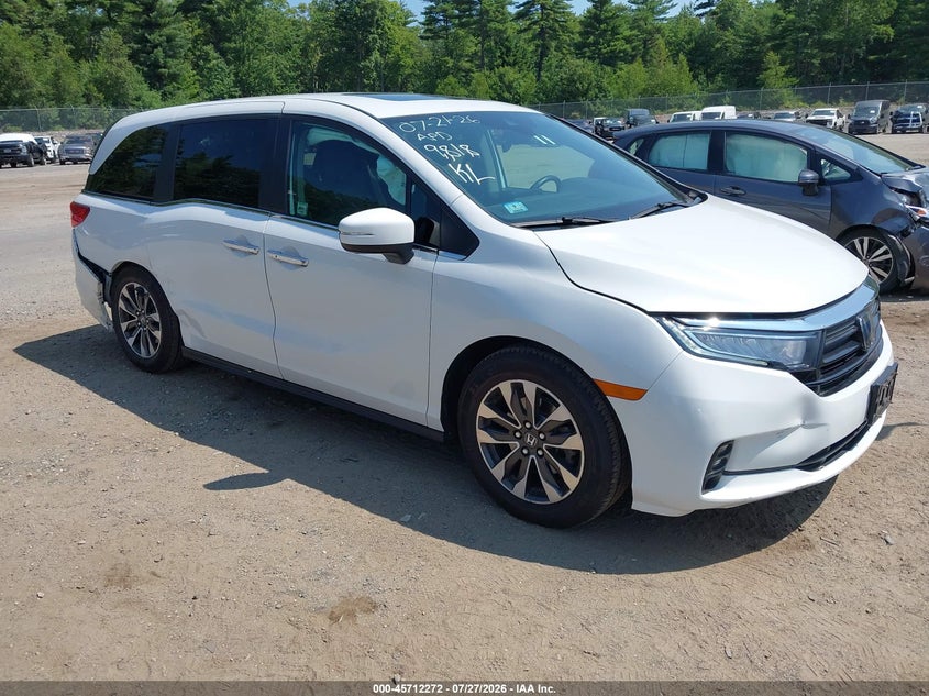 2022 Honda Odyssey VIN 5FNRL6H78NB039818 IAAI salvage auction — RIGHT SIDE, Salvage Title, sold $11,500 on 2026-09-03 (photo 1)