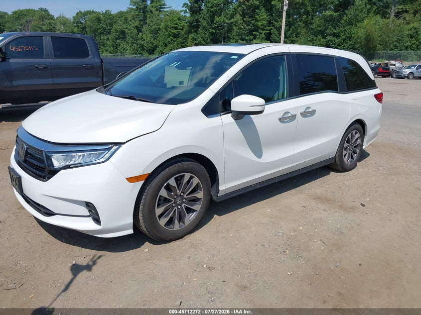 2022 Honda Odyssey VIN 5FNRL6H78NB039818 IAAI salvage auction — RIGHT SIDE, Salvage Title, sold $11,500 on 2026-09-03 (photo 2)