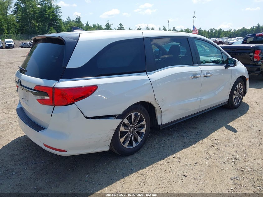 2022 Honda Odyssey VIN 5FNRL6H78NB039818 IAAI salvage auction — RIGHT SIDE, Salvage Title, sold $11,500 on 2026-09-03 (photo 4)