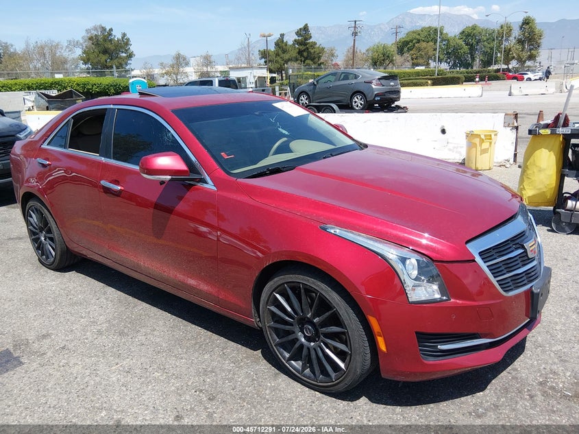 2015 Cadillac Ats VIN 1G6AH5RX2F0115754 IAAI salvage auction — LEFT SIDE, Wait Title, sold $2,325 on 2026-09-04 (photo 1)