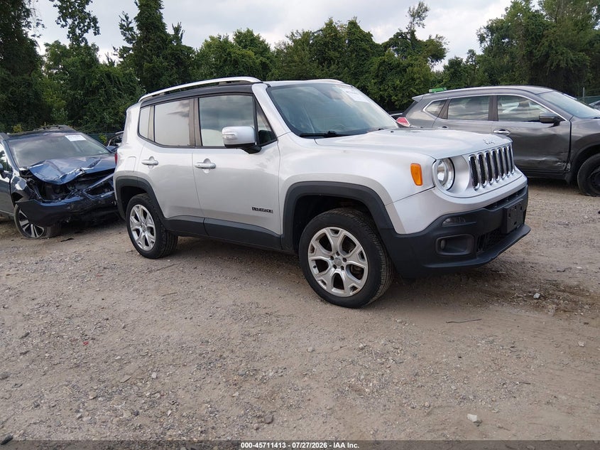 2015 Jeep Renegade VIN ZACCJBDT0FPB61492 IAAI salvage auction — NORMAL WEAR, Clear (Maryland), sold $1,550 on 2026-07-30 (photo 1)