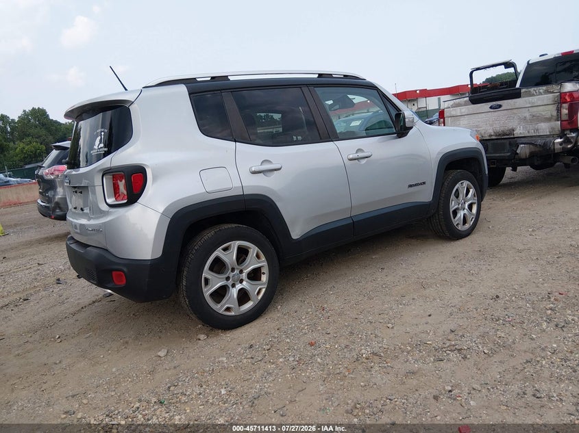 2015 Jeep Renegade VIN ZACCJBDT0FPB61492 IAAI salvage auction — NORMAL WEAR, Clear (Maryland), sold $1,550 on 2026-07-30 (photo 4)
