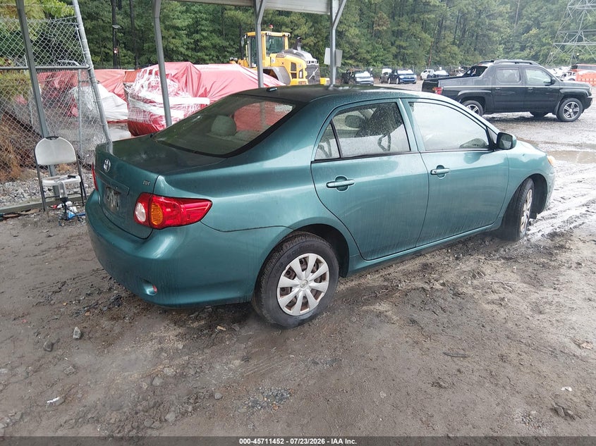 2009 Toyota Corolla VIN JTDBL40E79J044071 IAAI salvage auction — NORMAL WEAR, Clear (Virginia), sold $1,675 on 2026-08-01 (photo 4)