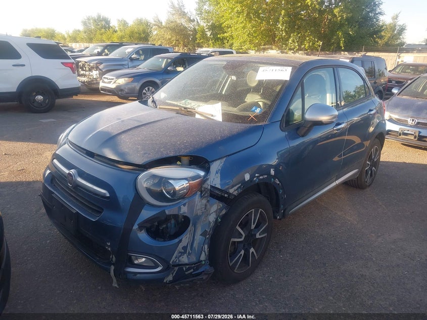 2018 Fiat 500x VIN ZFBCFXAB8JP677376 IAAI salvage auction — NORMAL WEAR, Clear (Colorado), sold $900 on 2026-08-04 (photo 2)