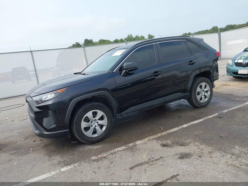 2019 Toyota Rav 4 VIN 2T3H1RFV8KW035312 IAAI salvage auction — REAR END, Clear (Indiana), sold $9,600 on 2026-08-22 (photo 2)