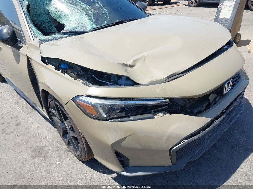 2025 Honda Civic VIN 19XFL2H85SE017412 IAAI salvage auction — RIGHT FRONT, Nrc Lienholder Repossession Paperwork (California), sold $13,950 on 2026-08-26 (photo 6)