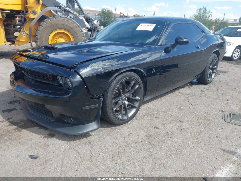 2021 Dodge Challenger VIN 2C3CDZFJ3MH664787 IAAI salvage auction — RIGHT FRONT, Salvage (New Mexico), sold $14,200 on 2026-08-24 (photo 2)