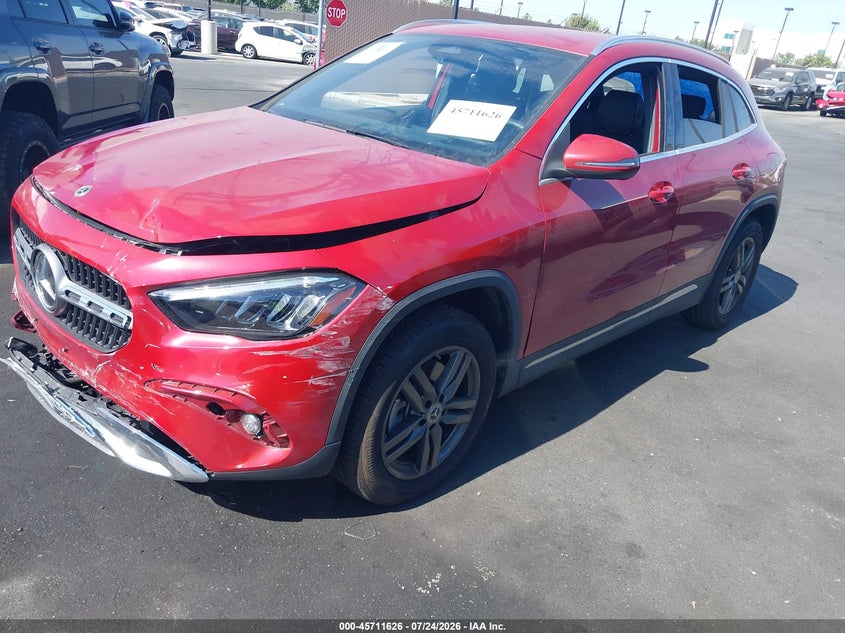 2026 Mercedes-benz Gla-klasse VIN W1N4N4GB6TJ747403 IAAI salvage auction — FRONT END, Salvage Certificate (California), sold $14,000 on 2026-08-21 (photo 2)