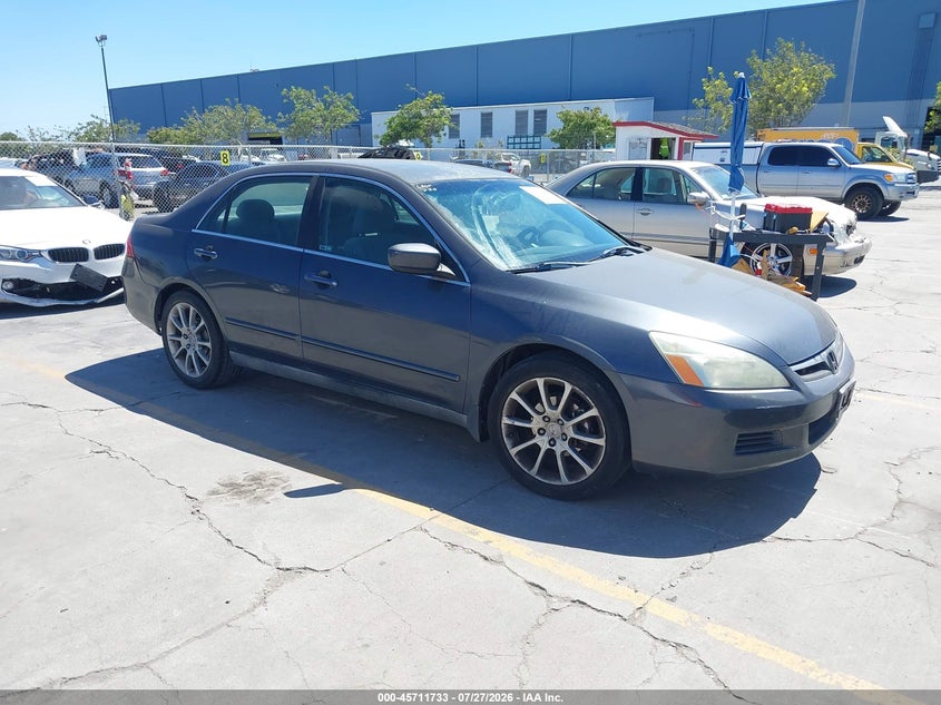 2007 Honda Accord VIN 1HGCM56407A222083 IAAI salvage auction — REAR END, Salvage (California), sold $825 on 2026-08-03 (photo 1)