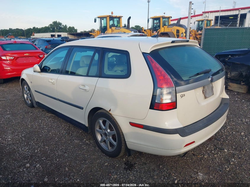 2007 Saab 9-3 VIN YS3FD59YX71109051 IAAI salvage auction — SIDE, Salvage (Ohio), sold $200 on 2026-08-07 (photo 3)