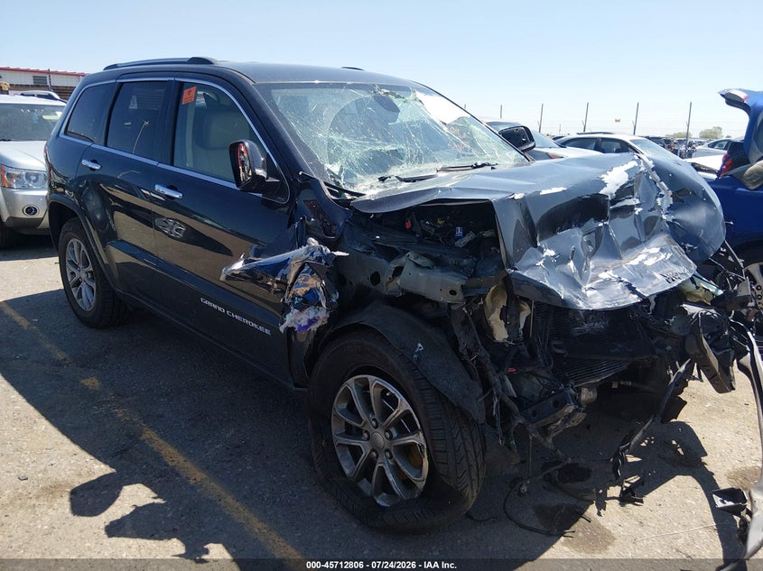 2015 Jeep Grand cherokee VIN 1C4RJFBG1FC803330 IAAI salvage auction — FRONT END, Salvage Title, sold $550 on 2026-10-05 (photo 1)