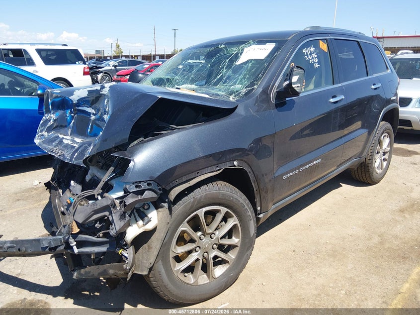 2015 Jeep Grand cherokee VIN 1C4RJFBG1FC803330 IAAI salvage auction — FRONT END, Salvage Title, sold $550 on 2026-10-05 (photo 2)