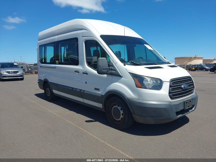 2018 Ford Transit-350 VIN 1FBAX2XV7JKB51909 IAAI salvage auction — NORMAL WEAR, Sf97 (Hawaii), sold $19,500 on 2026-09-01 (photo 1)