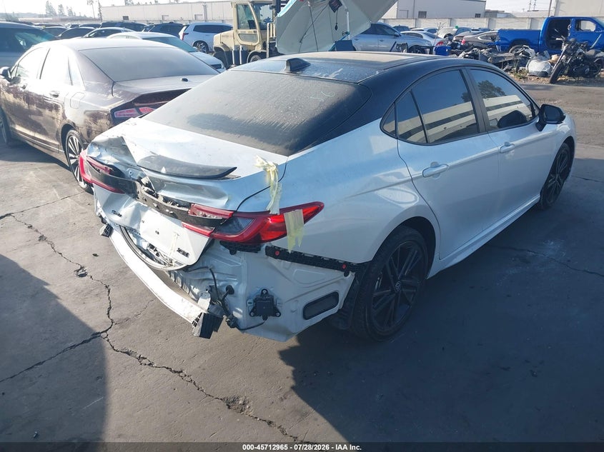 2025 Toyota Camry VIN 4T1DAACK9SU054163 IAAI salvage auction — REAR END, Salvage Certificate (California), sold $16,200 on 2026-09-16 (photo 4)