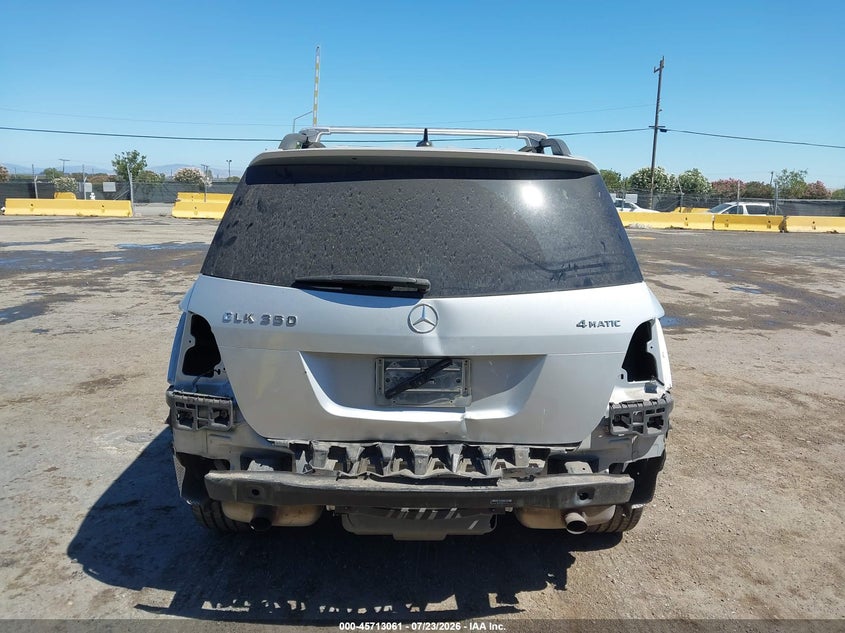 2013 Mercedes-benz Glk-klasse VIN WDCGG8JB6DG040535 IAAI salvage auction — REAR END, Salvage (California), sold $3,600 on 2026-08-13 (photo 6)