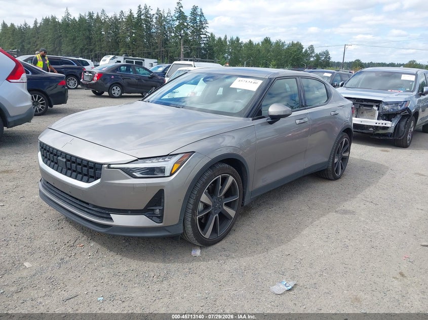 2021 Polestar 2 VIN LPSED3KAXML010503 IAAI salvage auction — RIGHT SIDE, Bill Of Sale (Washington), sold $9,100 on 2026-08-15 (photo 2)