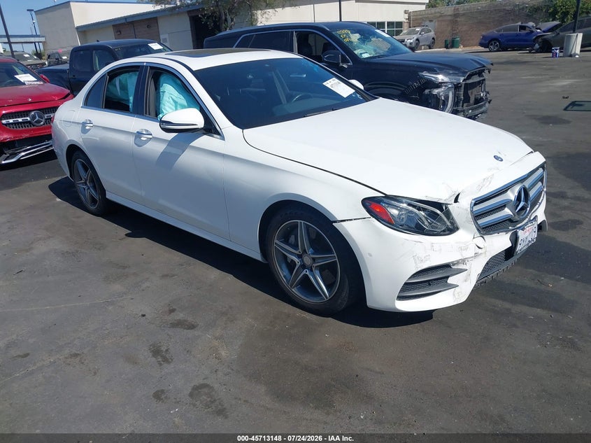 2017 Mercedes-benz E-klasse VIN WDDZF4JB8HA175573 IAAI salvage auction — FRONT END, Wait Title, sold $5,550 on 2026-08-07 (photo 1)