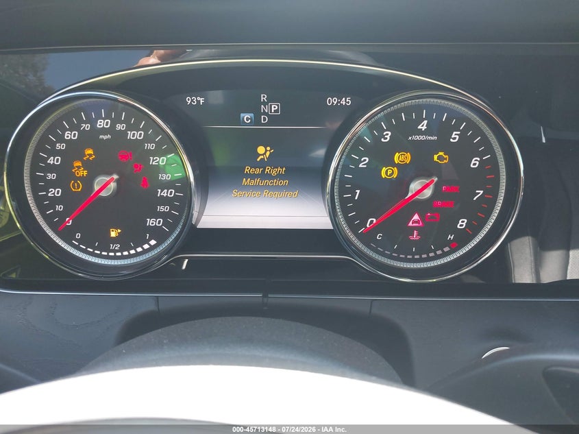 2017 Mercedes-benz E-klasse VIN WDDZF4JB8HA175573 IAAI salvage auction — FRONT END, Wait Title, sold $5,550 on 2026-08-07 (photo 7)