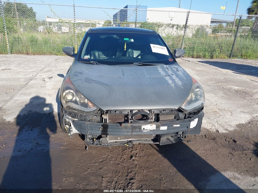 2015 Hyundai Veloster VIN KMHTC6AE4FU226301 IAAI salvage auction — FRONT END, Clear (Florida), sold $25 on 2026-07-29 (photo 6)