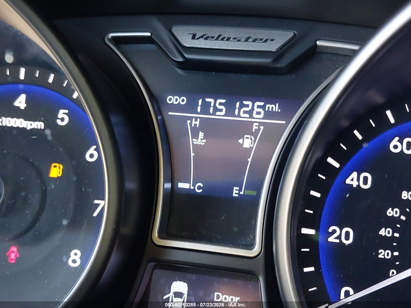 2015 Hyundai Veloster VIN KMHTC6AE4FU226301 IAAI salvage auction — FRONT END, Clear (Florida), sold $25 on 2026-07-29 (photo 7)