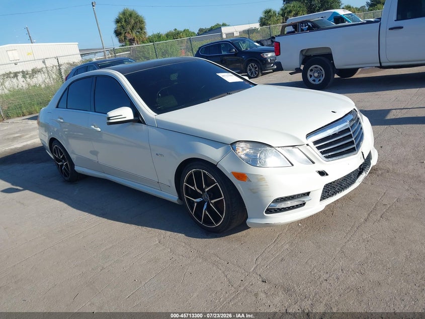 2012 Mercedes-benz E-class VIN WDDHF8JB2CA522858 IAAI salvage auction — FRONT END, Clear (Connecticut), sold $200 on 2026-07-29 (photo 1)