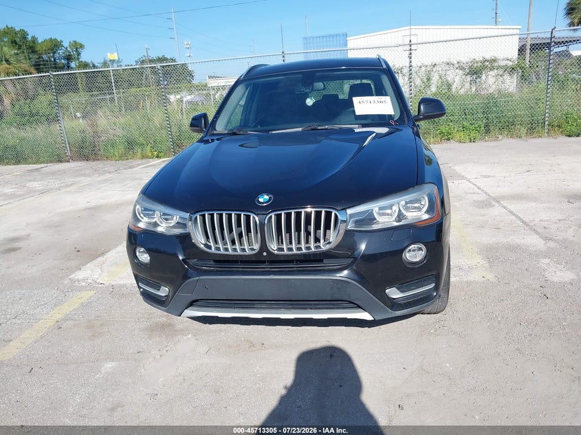 2017 BMW X3 VIN 5UXWX7C55H0S18628 IAAI salvage auction — MECHANICAL, Clear (Indiana), sold $2,850 on 2026-07-29 (photo 6)