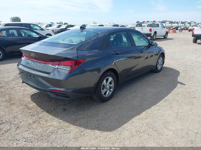 2021 Hyundai Elantra VIN 5NPLL4AG5MH048156 IAAI salvage auction — SIDE, SF97 (California), sold $9,200 on 2026-08-25 (photo 4)