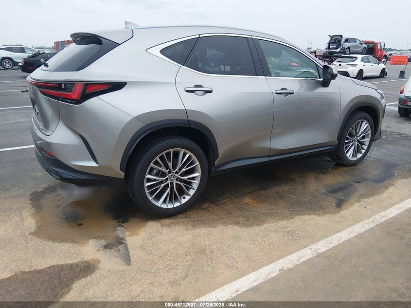 2025 Lexus Nx VIN 2T2GGCEZ8SC092112 IAAI salvage auction — WATER/FLOOD, Salvage Title, sold $23,800 on 2026-09-15 (photo 4)