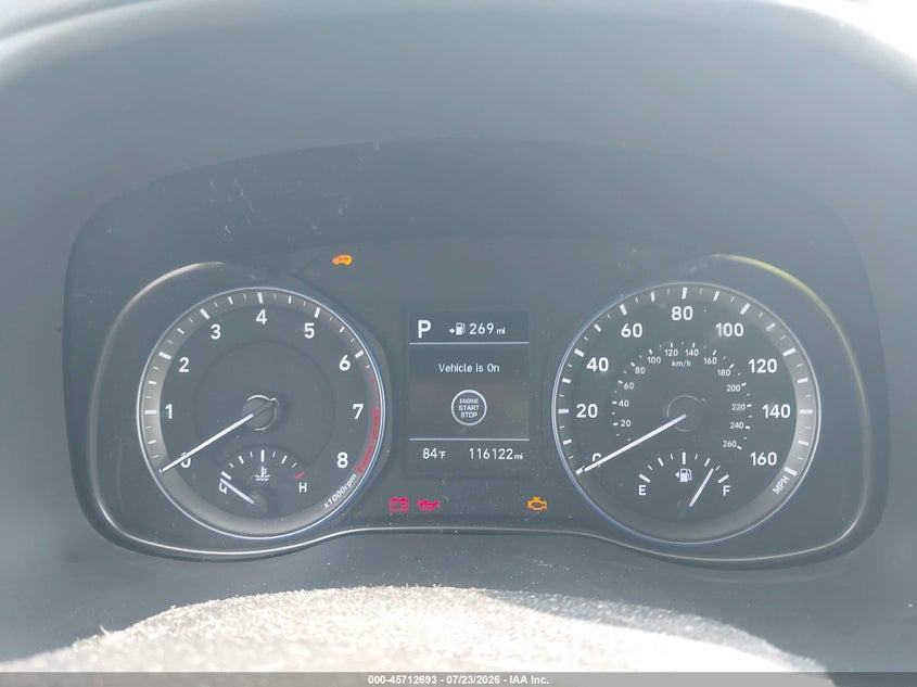 2018 Hyundai Kona VIN KM8K22AAXJU136096 IAAI salvage auction — NORMAL WEAR, Clear - Public Restricted (Oklahoma), sold $25 on 2026-07-28 (photo 7)