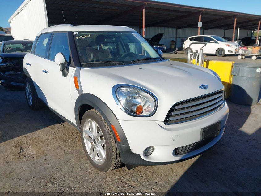 2013 Mini Countryman VIN WMWZB3C52DWR36003 IAAI salvage auction — REAR END, Salvage (California), sold $1,550 on 2026-08-03 (photo 1)