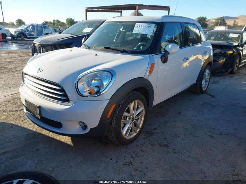 2013 Mini Countryman VIN WMWZB3C52DWR36003 IAAI salvage auction — REAR END, Salvage (California), sold $1,550 on 2026-08-03 (photo 2)
