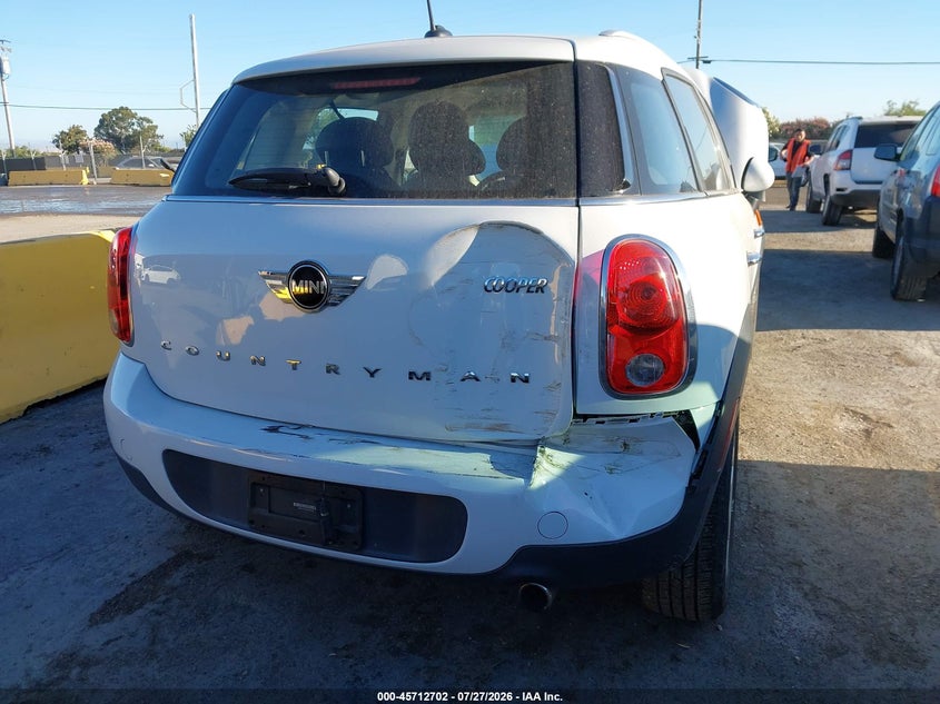 2013 Mini Countryman VIN WMWZB3C52DWR36003 IAAI salvage auction — REAR END, Salvage (California), sold $1,550 on 2026-08-03 (photo 6)