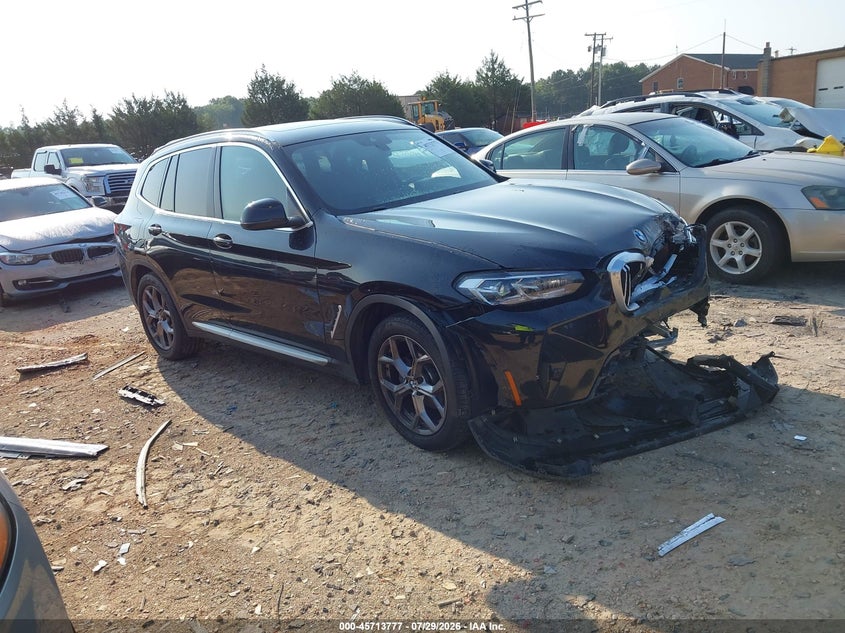 2023 BMW X3 VIN 5UX43DP01P9R45789 — IAAI salvage auction photo