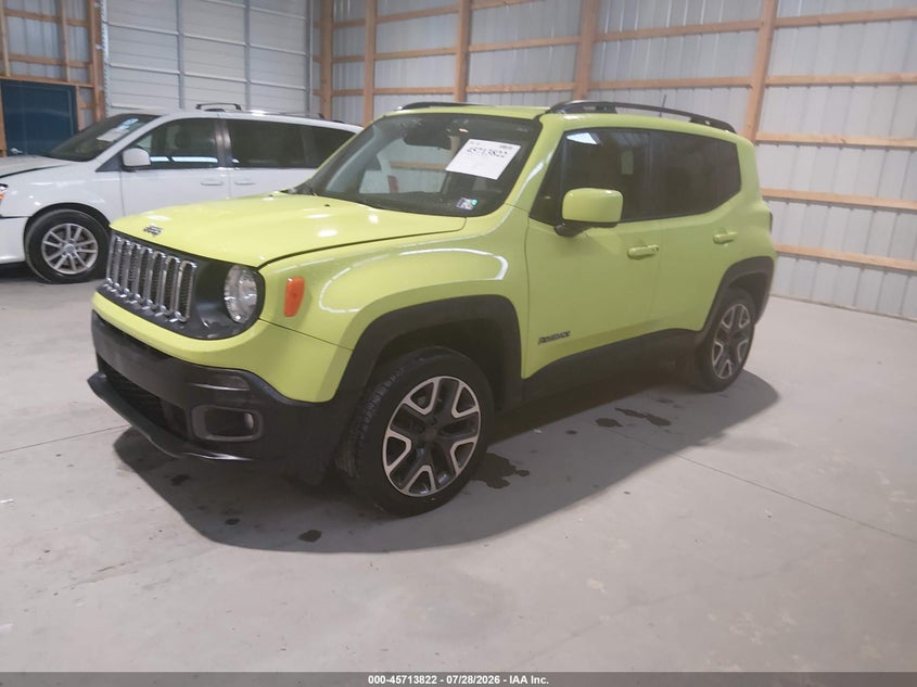 2018 Jeep Renegade VIN ZACCJBBB5JPH63440 IAAI salvage auction — RIGHT FRONT, Salvage Title, sold $2,200 on 2026-08-19 (photo 2)