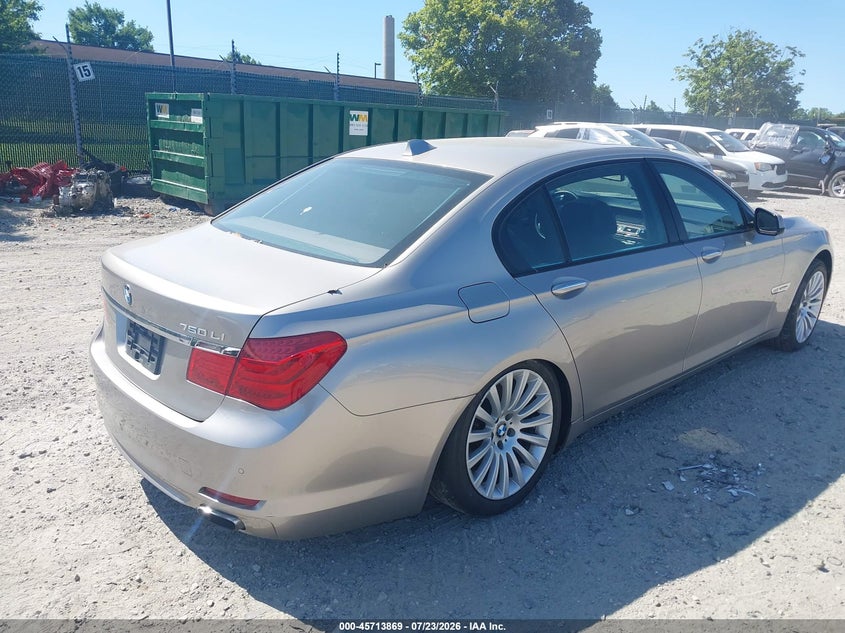 2012 BMW 7er VIN WBAKC8C51CC436720 IAAI salvage auction — SUSPENSION, Salvage (Pennsylvania), sold $600 on 2026-07-31 (photo 4)