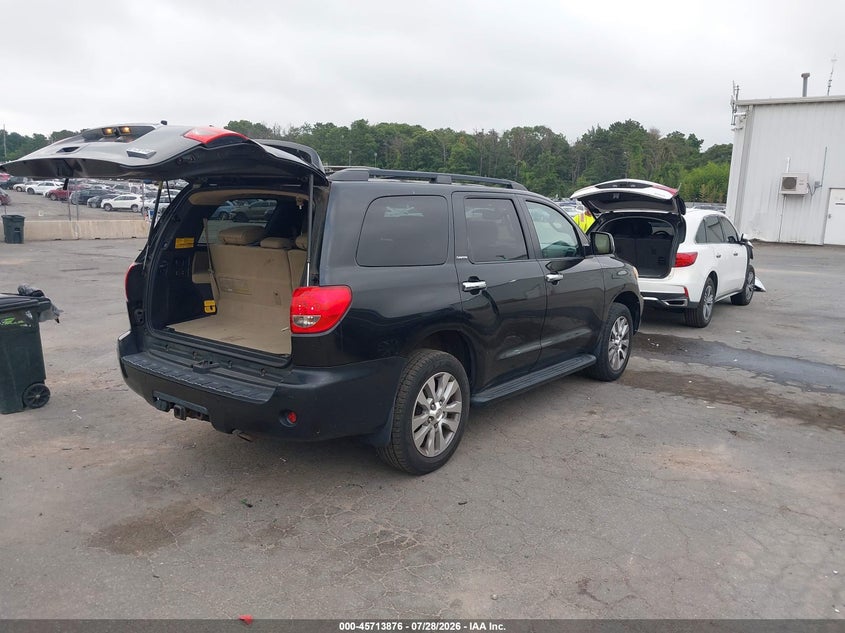 2013 Toyota Sequoia VIN 5TDJY5G12DS086214 IAAI salvage auction — ROOF, Mv-907A (New York), sold $8,800 on 2026-08-11 (photo 4)