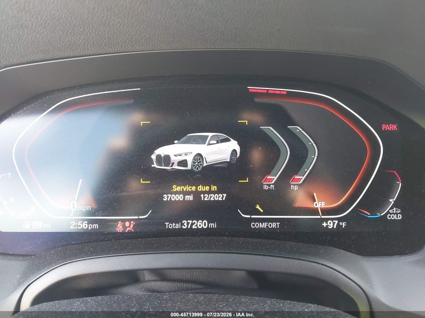 2022 BMW 4er VIN WBA63AV00NFM18091 IAAI salvage auction — SIDE, Wait Title, sold $12,600 on 2026-08-18 (photo 7)