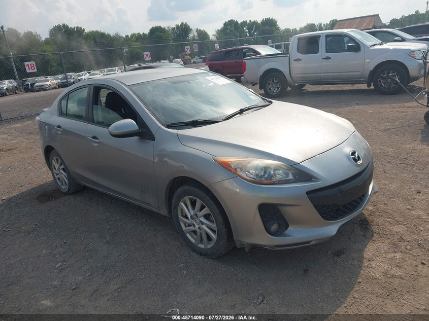 2012 Mazda 3 VIN JM1BL1V8XC1655222 IAAI salvage auction — NORMAL WEAR, Clear (New York), sold $75 on 2026-07-30 (photo 1)