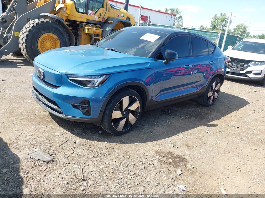 2022 Volvo C40 VIN YV4ED3GB6N2007949 IAAI salvage auction — REAR END, Wait Title, sold $10,300 on 2026-08-19 (photo 2)
