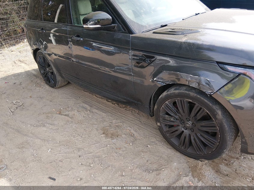 2018 Land rover Range rover sport VIN SALWR2RE9JA809575 IAAI salvage auction — LEFT & RIGHT, Wait Title, sold $15,200 on 2026-08-26 (photo 6)