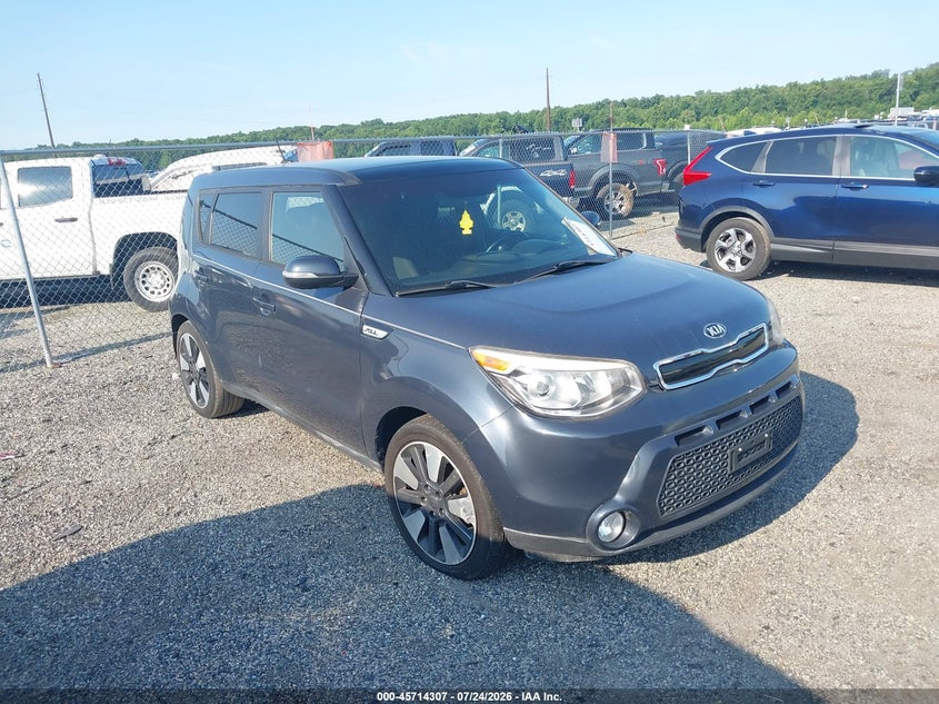 2015 Kia Soul VIN KNDJX3A55F7160757 IAAI salvage auction — NORMAL WEAR, Clear (Delaware), sold $425 on 2026-07-30 (photo 1)