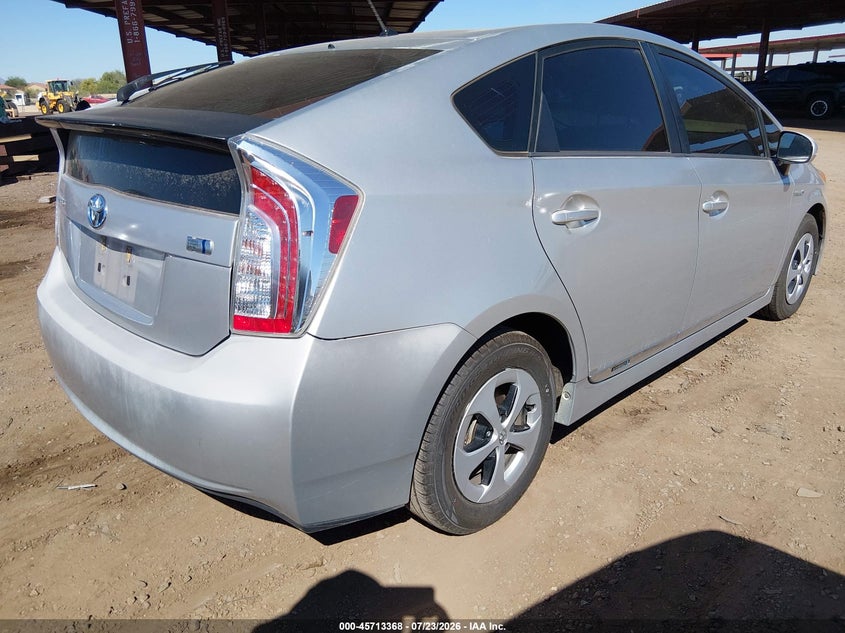 2012 Toyota Prius VIN JTDKN3DU5C5488457 IAAI salvage auction — NORMAL WEAR, Clear-Dealer Only (Washington), sold $725 on 2026-07-28 (photo 4)