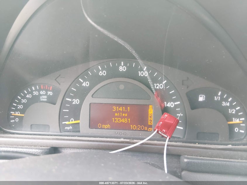 2002 Mercedes-benz C class VIN WDBRF61J62F184486 IAAI salvage auction — NORMAL WEAR, Clear - Dealer Only (California), sold $325 on 2026-08-10 (photo 7)
