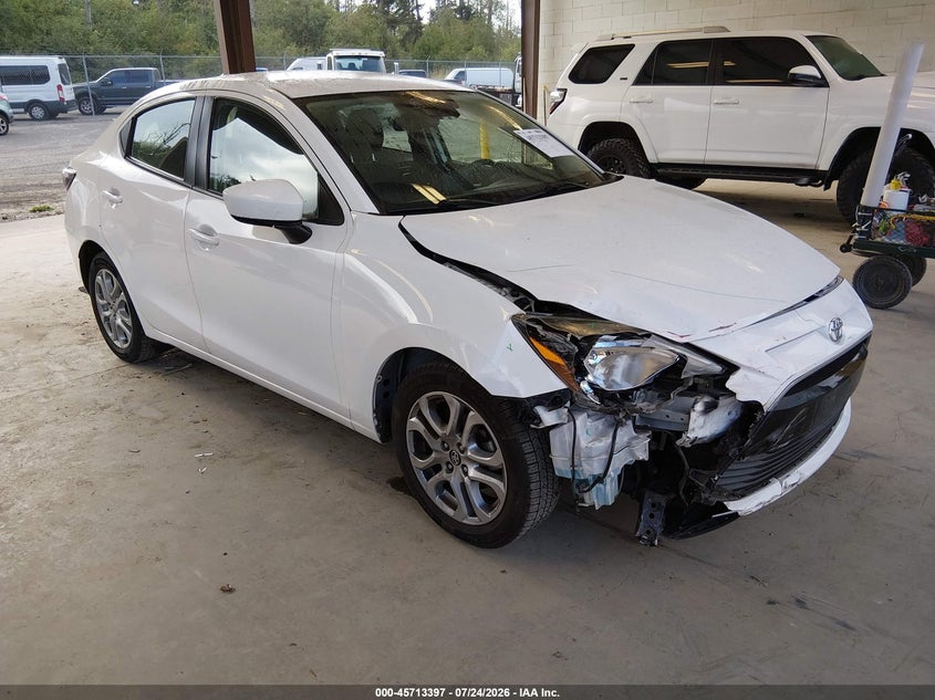 2017 Toyota Yaris VIN 3MYDLBYVXHY190753 IAAI salvage auction — RIGHT FRONT, Bill Of Sale (Washington), sold $2,500 on 2026-08-08 (photo 1)