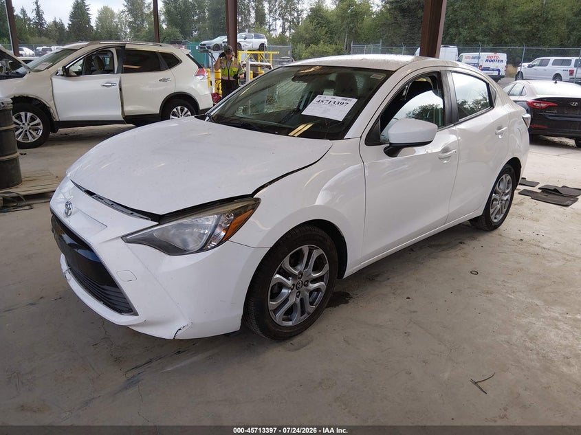 2017 Toyota Yaris VIN 3MYDLBYVXHY190753 IAAI salvage auction — RIGHT FRONT, Bill Of Sale (Washington), sold $2,500 on 2026-08-08 (photo 2)