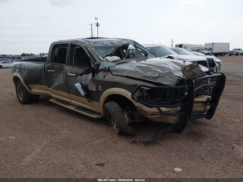 2011 RAM 3500 VIN 3D73Y4CL4BG635245 IAAI salvage auction — Rollover, Salvage, sold $6,225 on 2026-10-14 (photo 1)