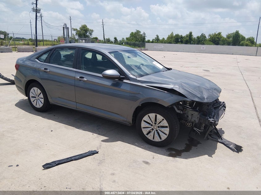 2019 Volkswagen Jetta VIN 3VWC57BUXKM040557 IAAI salvage auction — FRONT END, Salvage (Texas), sold $2,250 on 2026-08-20 (photo 1)