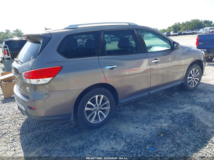 2014 Nissan Pathfinder VIN 5N1AR2MN2EC618577 IAAI salvage auction — NORMAL WEAR, Repossession Paperwork (Georgia), sold $450 on 2026-09-11 (photo 4)