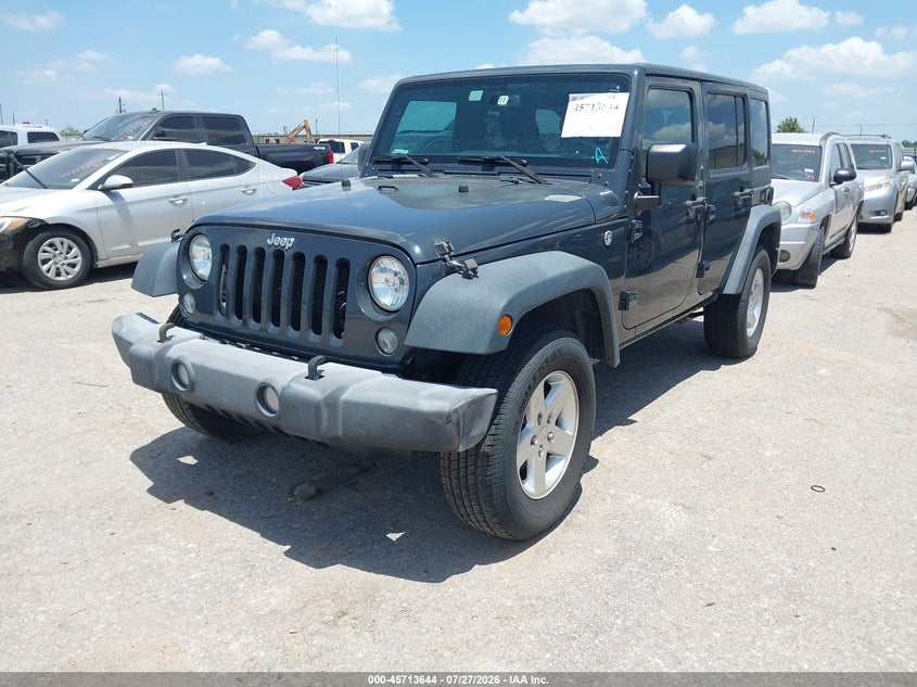 2016 Jeep Wrangler unlimited VIN 1C4BJWDG9GL228930 IAAI salvage auction — NORMAL WEAR, Original (Texas), sold $8,000 on 2026-08-19 (photo 2)