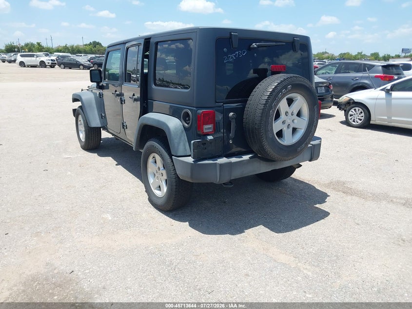 2016 Jeep Wrangler unlimited VIN 1C4BJWDG9GL228930 IAAI salvage auction — NORMAL WEAR, Original (Texas), sold $8,000 on 2026-08-19 (photo 3)